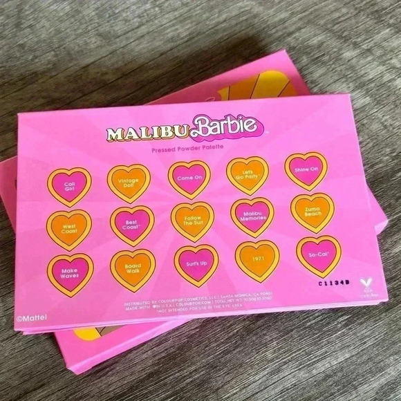Colourpop Malibu Barbie Eyeshadow Palette New In Box - Picture 6 of 6